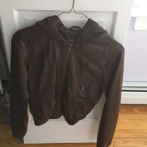 Charlotte Russe leather jacket!